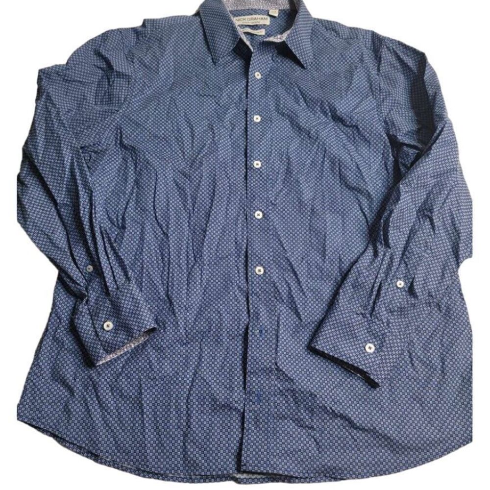 Nick Graham Everywhere Stretch Modern‎ Fit Button Down XL